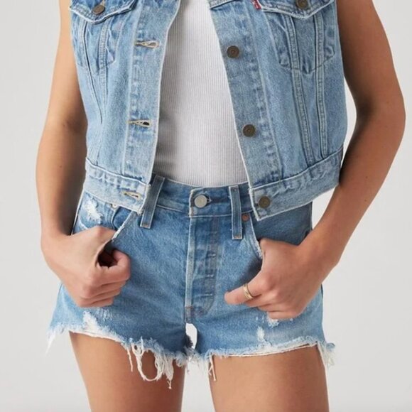 Levi's Pants - Levi’s Premium 501 High-Rise Denim Shorts PC9-56327-0032